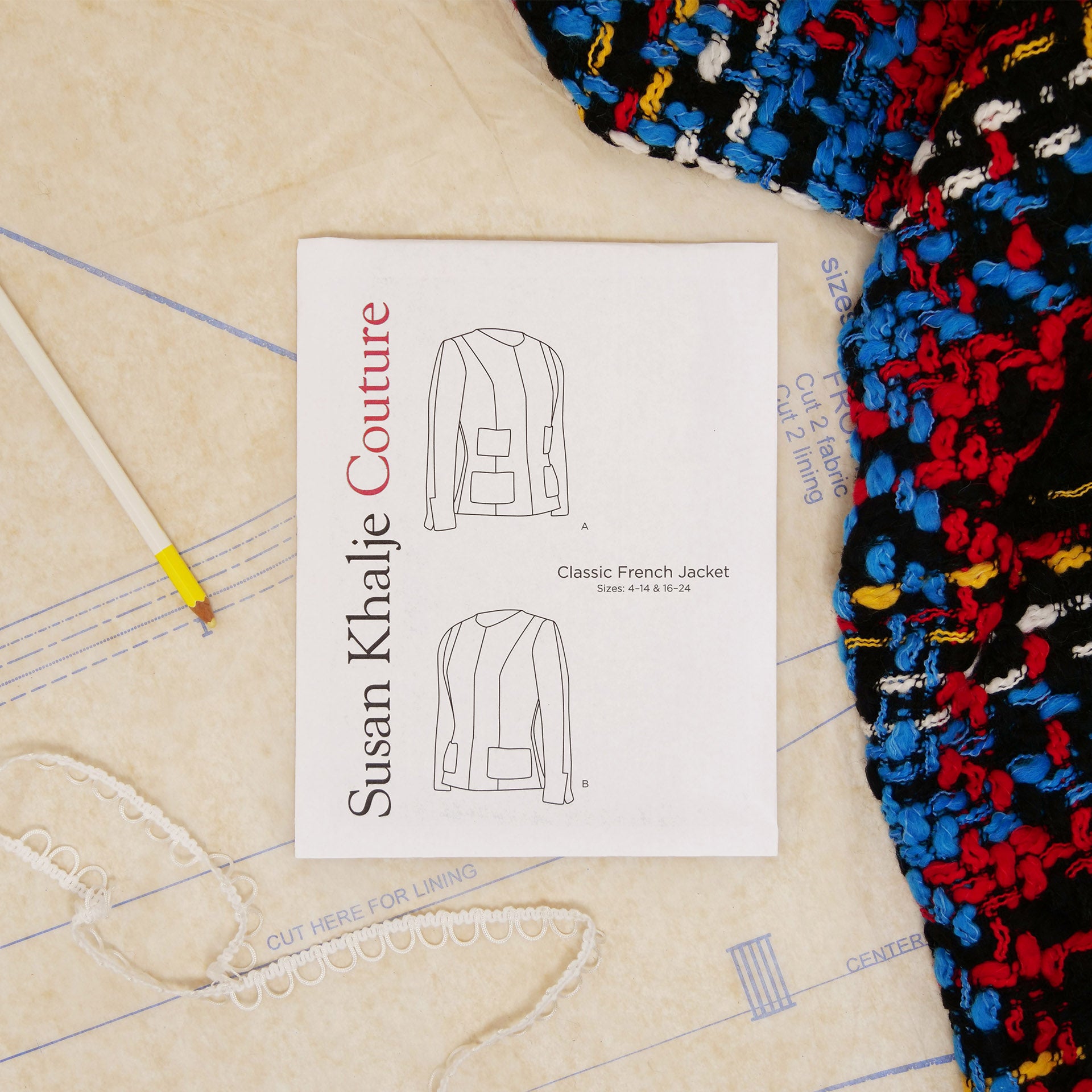 The Classic French Jacket Pattern Susan Khalje Couture