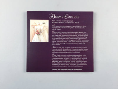 Bridal Couture CD back cover